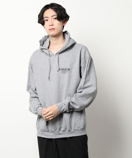 FRUIT OF THE LOOM(フルーツオブザルーム)の「SOUVENIRプルオーバーパーカー / ユニセックス / ブランドロゴ / カジュアル(パーカー・メンズ・ブラック/ホワイト/グレー/ネイビー・L/S/XL/M)」の12枚目の写真
