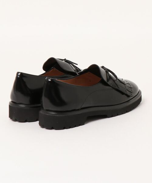 inter-chaussures（インターショシュール）の「【INTER-CHAUSSURES】タンクソールキルトシューズ(I11601)（ドレスシューズ・レディース・ブラック/アイボリー・38/37/36/39/35）」の4枚目の写真