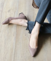 Fin | ポインテッドトゥチャンキーヒールパンプス(パンプス)