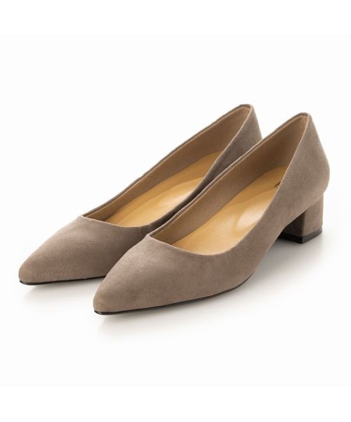 Fin（フィン）の「ポインテッドトゥチャンキーヒールパンプス（パンプス・レディース・ブラック/グレー・22.5cm/23.5cm/24.5cm/23cm/24cm/25cm）」の11枚目の写真