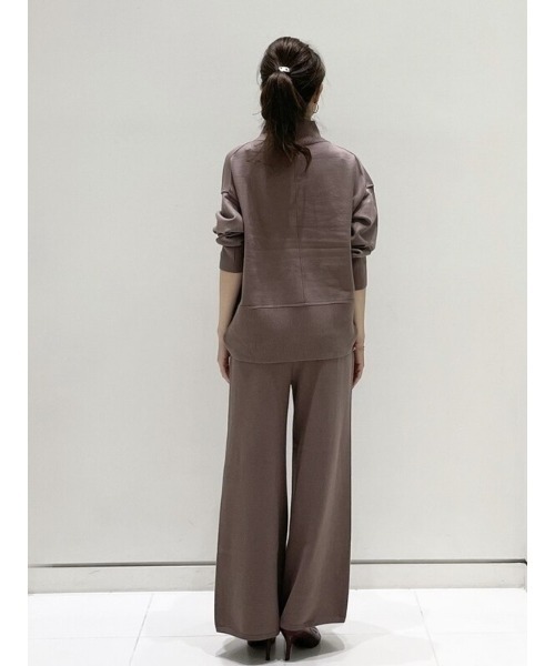 GAP（ギャップ）の「ニット プルオン ワイドレッグパンツ（その他パンツ・レディース・その他/グレー系その他2/グレー系その他・S/XS/M/XXS/L）」の9枚目の写真