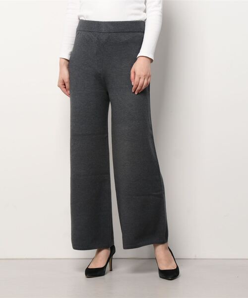 GAP（ギャップ）の「ニット プルオン ワイドレッグパンツ（その他パンツ・レディース・その他/グレー系その他2/グレー系その他・S/XS/M/XXS/L）」の15枚目の写真