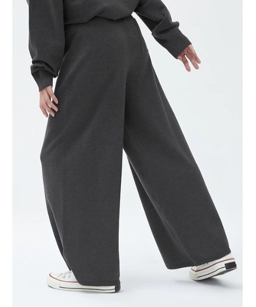 GAP（ギャップ）の「ニット プルオン ワイドレッグパンツ（その他パンツ・レディース・その他/グレー系その他2/グレー系その他・S/XS/M/XXS/L）」の16枚目の写真