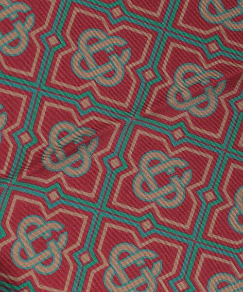 Casablanca（カサブランカ）の「＜Casablanca(カサブランカ)＞ DIAMOND MONO/スカーフ（バンダナ/スカーフ・メンズ・ワインレッド・FREE）」の4枚目の写真