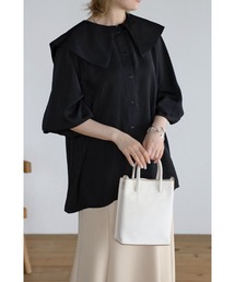 Bonjour Sagan | 【2021-2022 A/W 新作】ビッグカラーブラウス(シャツ/ブラウス)