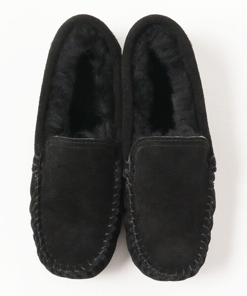 B:MING by BEAMS（ビーミングバイビームス）の「EMU Australia / ケアンズ モカシンシューズ（スリッポン・レディース・ブラック/ベージュ・7/8/6）」の6枚目の写真