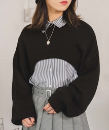 WEGO | WEGO/2WAYスーパーショートニット(ニット/セーター)