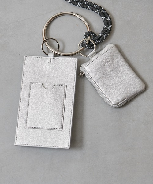 BIRTHDAY BAR（バースデイバー）の「【kolors like you】Kastaneコラボ　モバイル & カードケース ショルダー / カスタネ（スマホケース/カバー・レディース・シルバー/グリーン/アイボリー・フリー）」の8枚目の写真