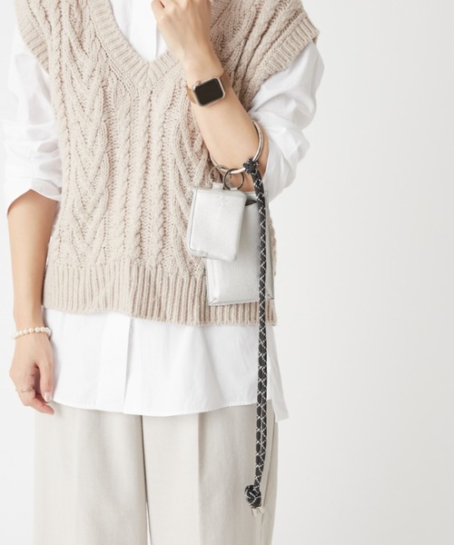 BIRTHDAY BAR（バースデイバー）の「【kolors like you】Kastaneコラボ　モバイル & カードケース ショルダー / カスタネ（スマホケース/カバー・レディース・シルバー/グリーン/アイボリー・フリー）」の14枚目の写真