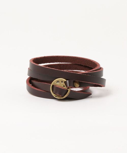 dictionary（ディクショナリー）の「【dictionary】5巻 レザー ブレスレット（ブレスレット・レディース・ダークブラウン/ブラウン・FREE）」の4枚目の写真