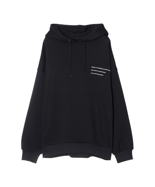 Re:EDIT（リエディ）の「[IWU（アイダブリュー）]ユニセックスUSAコットン裏起毛ロゴフーディ（パーカー・レディース・杢グレー/アイボリー/ベージュ/モカ/ブラック・SMALL/LARGE/MEDIUM）」の14枚目の写真