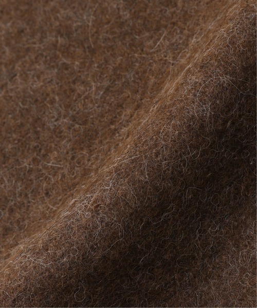 EDIFICE SELECT（エディフィスセレクト）の「【MARKAWARE / マーカウェア】NATURAL COLOR ALPACA ストール（マフラー・メンズ・ブラック/ブラウン/ブラウン系その他・FREE）」の8枚目の写真