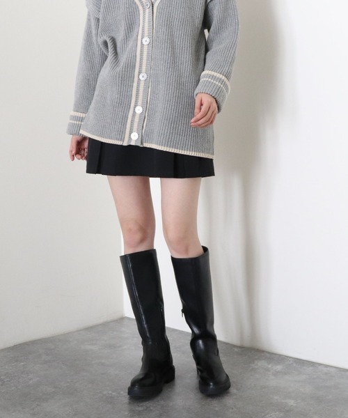 archives(アルシーヴ)の「タックミニスカパン(その他パンツ・レディース・ブラック/ベージュ/チャコールグレー/グリーン・MEDIUM)」の6枚目の写真