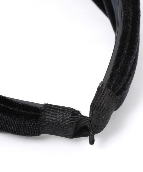 ALAND（エーランド）の「3.3Field Trip／VELVETヘアバンド　2257470（カチューシャ・レディース・ブラック・FREE）」の5枚目の写真