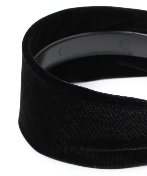 ALAND（エーランド）の「3.3Field Trip／VELVETヘアバンド　2257470（カチューシャ・レディース・ブラック・FREE）」の4枚目の写真