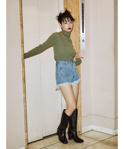 jouetie（ジュエティ）の「ベーシックタートルニット（ニット/セーター・レディース・その他2/ピンク/レッド/その他1/グリーン・MEDIUM）」の12枚目の写真