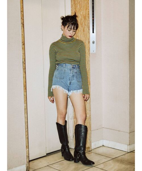 jouetie（ジュエティ）の「ベーシックタートルニット（ニット/セーター・レディース・その他2/ピンク/レッド/その他1/グリーン・MEDIUM）」の13枚目の写真