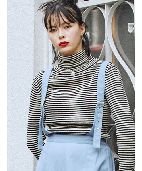 jouetie（ジュエティ）の「ベーシックタートルニット（ニット/セーター・レディース・その他2/ピンク/レッド/その他1/グリーン・MEDIUM）」の5枚目の写真