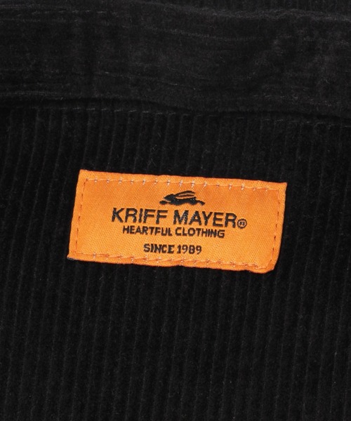 KRIFF MAYER（クリフメイヤー）の「【KRIFF MAYER（クリフメイヤー）】別注コーディロイショルダー（ショルダーバッグ・メンズ・ベージュ/ブラック・FREE）」の6枚目の写真