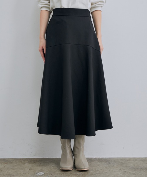 VIS（ビス）の「ひらっと揺れるマーメイドスカート（スカート・レディース・ブラック/ベージュ/イエロー・S/M）」の11枚目の写真