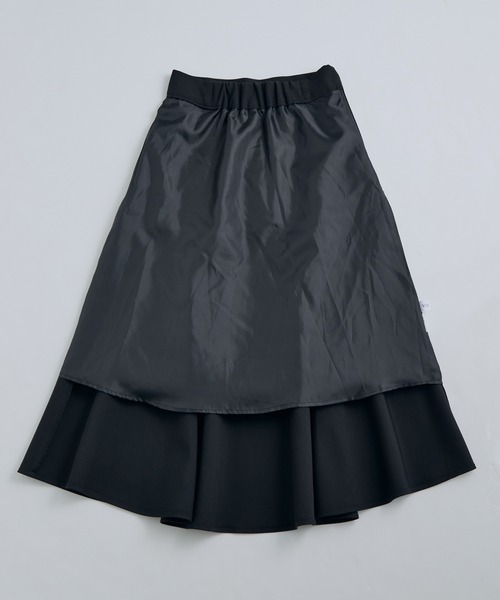 VIS（ビス）の「ひらっと揺れるマーメイドスカート（スカート・レディース・ブラック/ベージュ/イエロー・S/M）」の4枚目の写真
