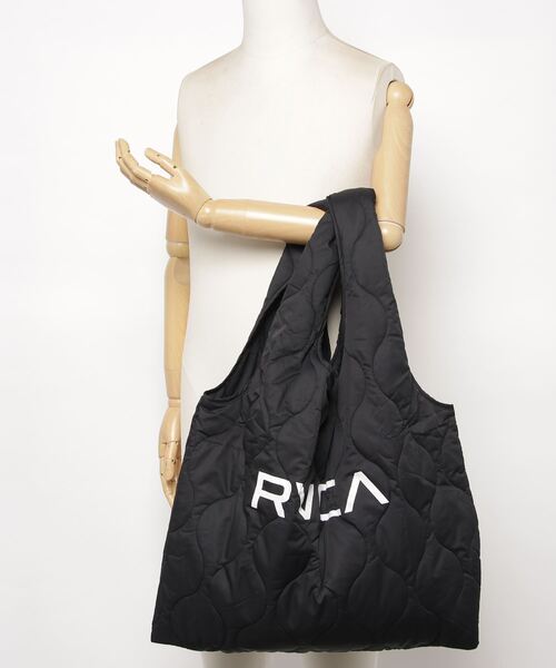 RVCA（ルーカ）の「ルーカ RVCA バッグQUILTING SHORRER（トートバッグ・メンズ・ブラック・ONE SIZE）」の4枚目の写真