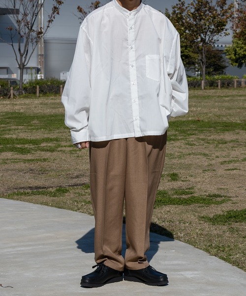 kutir（クティール）の「センタープレステーパードパンツ（スラックス・メンズ・ブラック/ダークブラウン/カーキ/オレンジ・SMALL/MEDIUM/LARGE）」の15枚目の写真