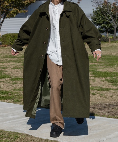 kutir（クティール）の「センタープレステーパードパンツ（スラックス・メンズ・ブラック/ダークブラウン/カーキ/オレンジ・SMALL/MEDIUM/LARGE）」の6枚目の写真