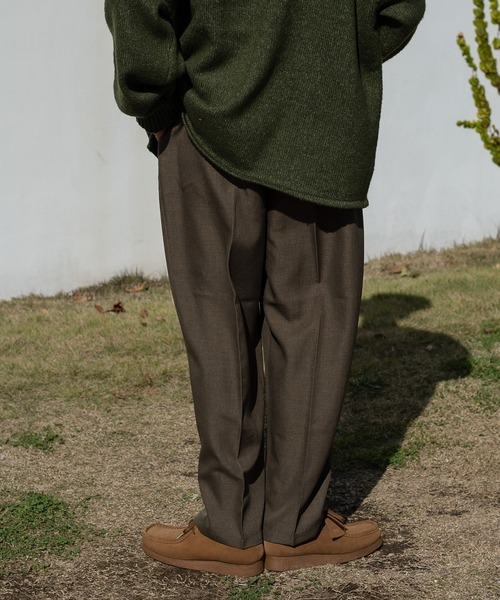 kutir（クティール）の「センタープレステーパードパンツ（スラックス・メンズ・ブラック/ダークブラウン/カーキ/オレンジ・SMALL/MEDIUM/LARGE）」の17枚目の写真