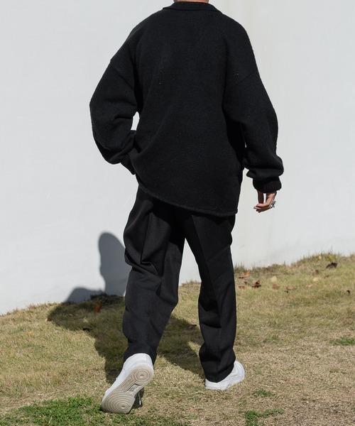 kutir（クティール）の「センタープレステーパードパンツ（スラックス・メンズ・ブラック/ダークブラウン/カーキ/オレンジ・SMALL/MEDIUM/LARGE）」の10枚目の写真