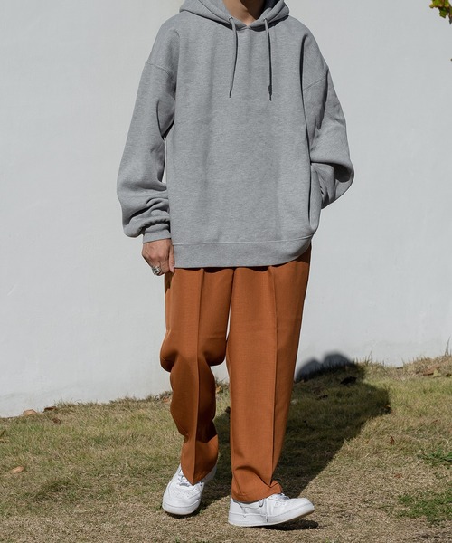 kutir（クティール）の「センタープレステーパードパンツ（スラックス・メンズ・ブラック/ダークブラウン/カーキ/オレンジ・SMALL/MEDIUM/LARGE）」の13枚目の写真