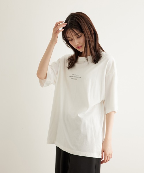 JUNRED（ジュンレッド）の「HIS×JUNRed feat.msy. グラフィックTシャツ（Tシャツ/カットソー・メンズ・ホワイト/チャコールグレー/ミント・LL/M/L）」の2枚目の写真