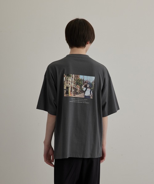 JUNRED（ジュンレッド）の「HIS×JUNRed feat.msy. グラフィックTシャツ（Tシャツ/カットソー・メンズ・ホワイト/チャコールグレー/ミント・LL/M/L）」の3枚目の写真
