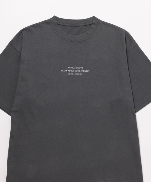 JUNRED（ジュンレッド）の「HIS×JUNRed feat.msy. グラフィックTシャツ（Tシャツ/カットソー・メンズ・ホワイト/チャコールグレー/ミント・LL/M/L）」の6枚目の写真