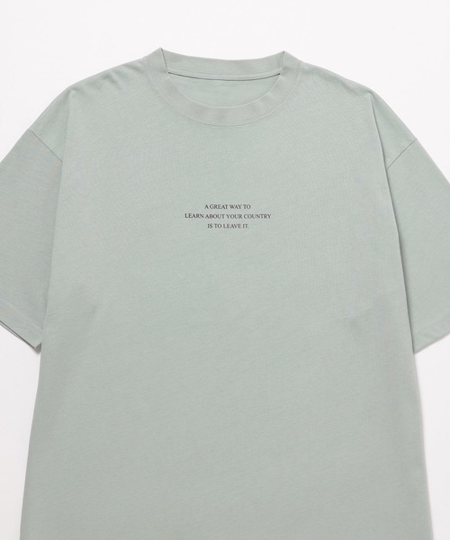 JUNRED（ジュンレッド）の「HIS×JUNRed feat.msy. グラフィックTシャツ（Tシャツ/カットソー・メンズ・ホワイト/チャコールグレー/ミント・LL/M/L）」の8枚目の写真