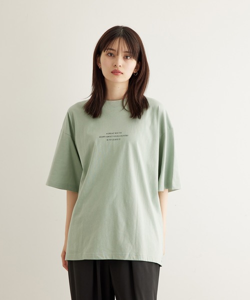 JUNRED（ジュンレッド）の「HIS×JUNRed feat.msy. グラフィックTシャツ（Tシャツ/カットソー・メンズ・ホワイト/チャコールグレー/ミント・LL/M/L）」の15枚目の写真