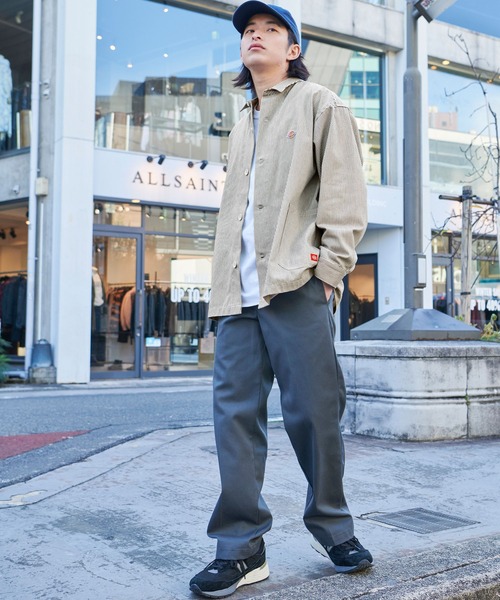Dickies(ディッキーズ)の「Dickies/ディッキーズ ワッペン刺繍オーバーサイズツイルカバーオール(カバーオール・メンズ・ブラック/ベージュ/ネイビー/アイボリー・M/L/XL)」の22枚目の写真