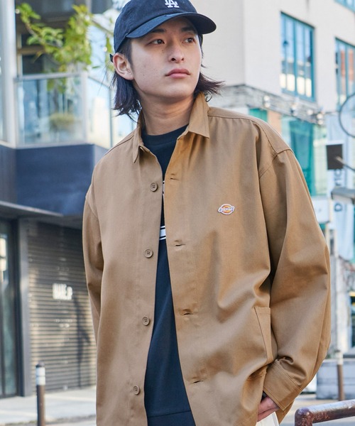 Dickies(ディッキーズ)の「Dickies/ディッキーズ ワッペン刺繍オーバーサイズツイルカバーオール(カバーオール・メンズ・ブラック/ベージュ/ネイビー/アイボリー・M/L/XL)」の10枚目の写真