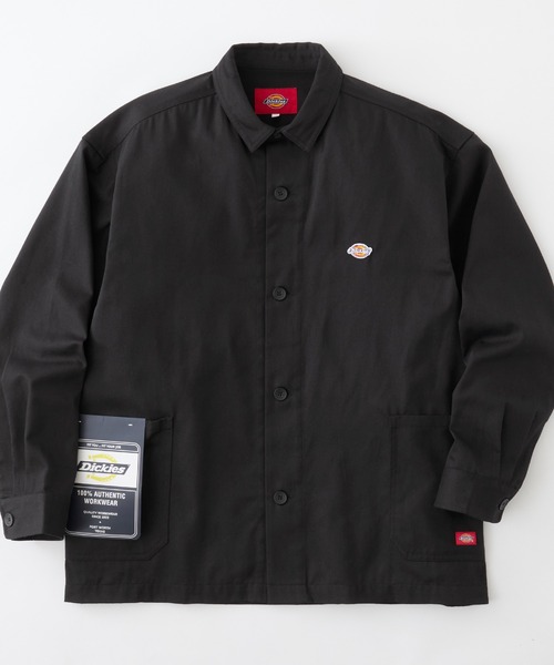 Dickies(ディッキーズ)の「Dickies/ディッキーズ ワッペン刺繍オーバーサイズツイルカバーオール(カバーオール・メンズ・ブラック/ベージュ/ネイビー/アイボリー・M/L/XL)」の7枚目の写真