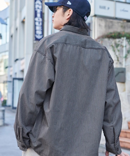 Dickies(ディッキーズ)の「Dickies/ディッキーズ ワッペン刺繍オーバーサイズツイルカバーオール(カバーオール・メンズ・ブラック/ベージュ/ネイビー/アイボリー・M/L/XL)」の9枚目の写真