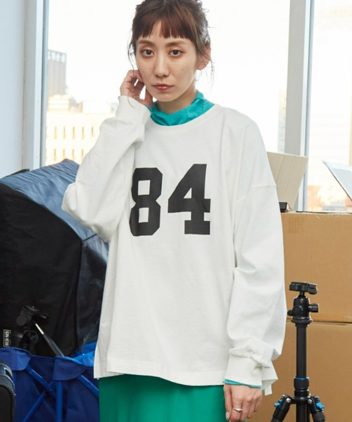 Auntie Rosa Holiday（アンティローザホリデー）の「アソートプリントロンT（Tシャツ/カットソー・レディース・ブラック/ブルー/オフホワイト/ピンク・FREE）」の3枚目の写真