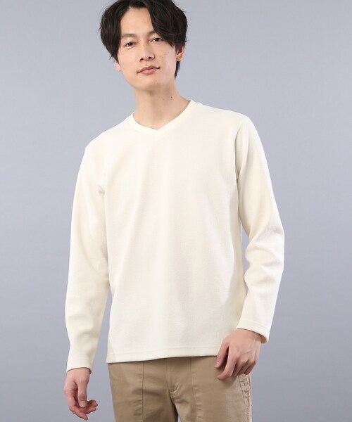 ブークレ ダンボール ダンボール トップス Vネック カットソー Tシャツ カットソー Kikuchi タケオキクチ のファッション Vネック