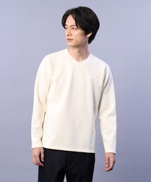 TAKEO KIKUCHI | ブークレ ダンボール Vネック カットソー(Tシャツ/カットソー)