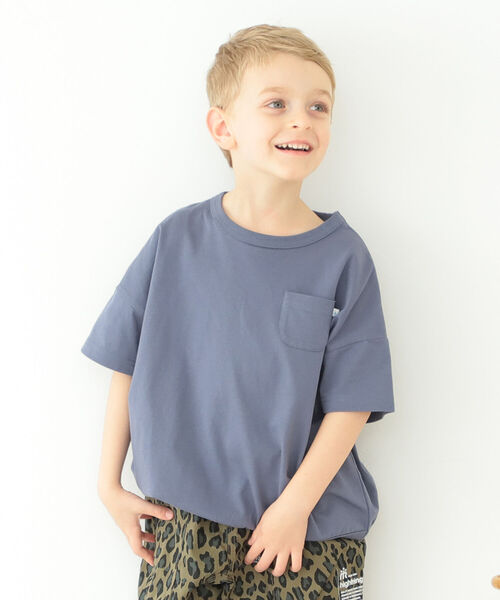こども ビームス(コドモビームス)の「こども ビームス / BIG バルーン 半袖Tシャツ 22(80~130㎝)(Tシャツ/カットソー・キッズ・ブラウン/オフホワイト/ブルー系その他3・100/110/120/80/130/90t)」の3枚目の写真