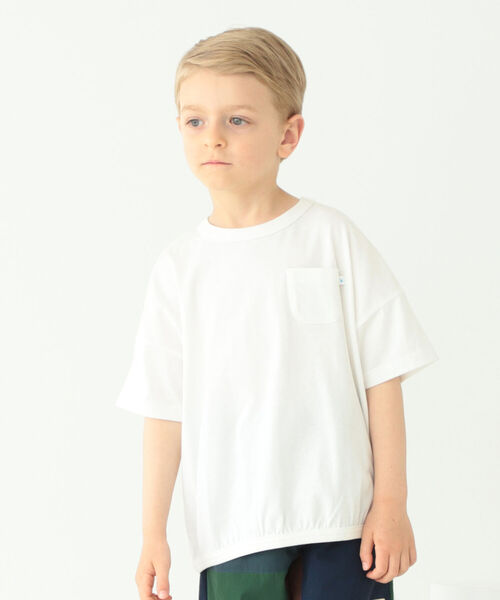 こども ビームス(コドモビームス)の「こども ビームス / BIG バルーン 半袖Tシャツ 22(80~130㎝)(Tシャツ/カットソー・キッズ・ブラウン/オフホワイト/ブルー系その他3・100/110/120/80/130/90t)」の4枚目の写真