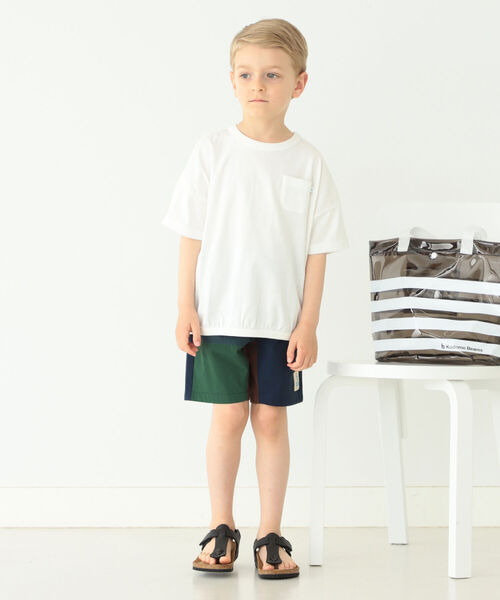 こども ビームス(コドモビームス)の「こども ビームス / BIG バルーン 半袖Tシャツ 22(80~130㎝)(Tシャツ/カットソー・キッズ・ブラウン/オフホワイト/ブルー系その他3・100/110/120/80/130/90t)」の6枚目の写真
