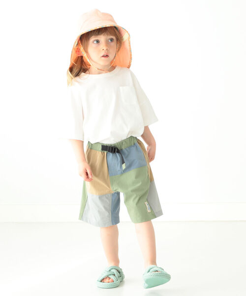 こども ビームス(コドモビームス)の「こども ビームス / BIG バルーン 半袖Tシャツ 22(80~130㎝)(Tシャツ/カットソー・キッズ・ブラウン/オフホワイト/ブルー系その他3・100/110/120/80/130/90t)」の8枚目の写真