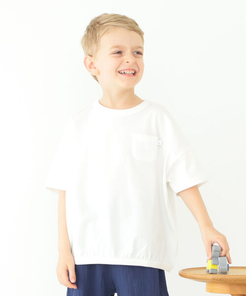 こども ビームス(コドモビームス)の「こども ビームス / BIG バルーン 半袖Tシャツ 22(80~130㎝)(Tシャツ/カットソー・キッズ・ブラウン/オフホワイト/ブルー系その他3・100/110/120/80/130/90t)」の9枚目の写真