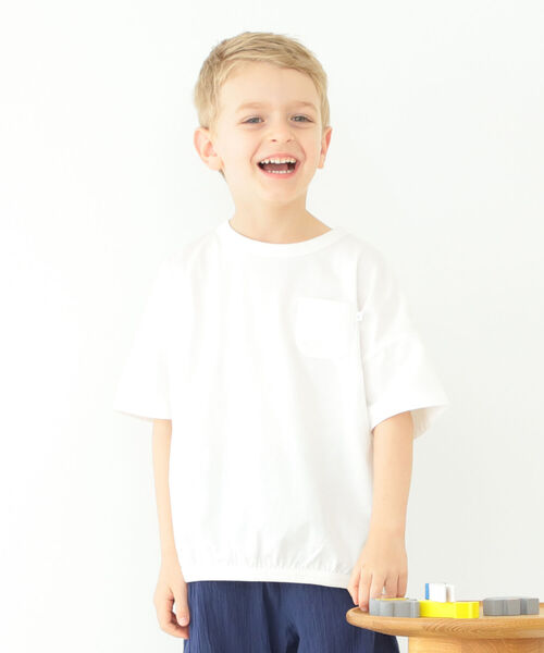 こども ビームス(コドモビームス)の「こども ビームス / BIG バルーン 半袖Tシャツ 22(80~130㎝)(Tシャツ/カットソー・キッズ・ブラウン/オフホワイト/ブルー系その他3・100/110/120/80/130/90t)」の10枚目の写真
