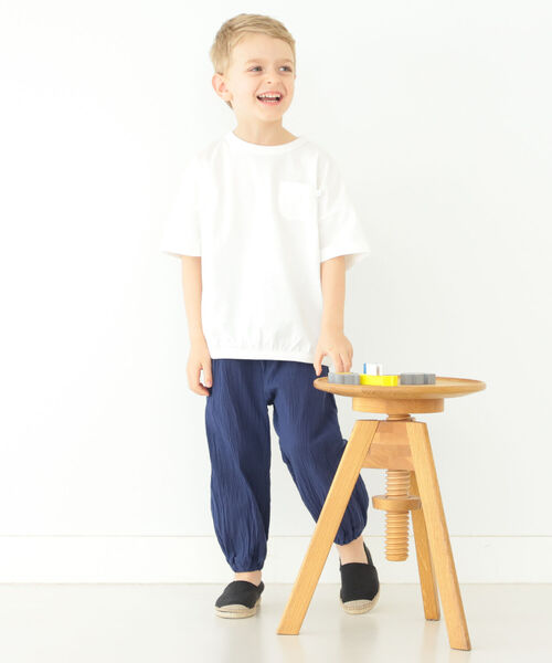 こども ビームス(コドモビームス)の「こども ビームス / BIG バルーン 半袖Tシャツ 22(80~130㎝)(Tシャツ/カットソー・キッズ・ブラウン/オフホワイト/ブルー系その他3・100/110/120/80/130/90t)」の12枚目の写真